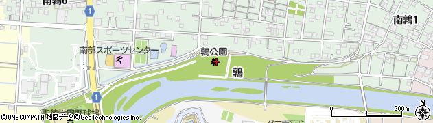 岐阜県岐阜市鶉周辺の地図