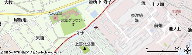 愛知県犬山市上野新町569-1周辺の地図