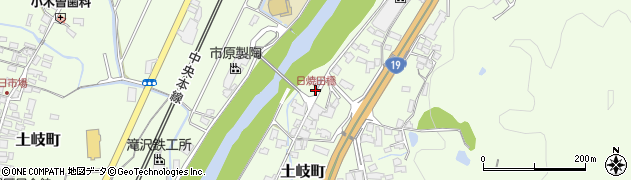 日焼田橋周辺の地図