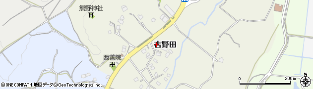 千葉県袖ケ浦市吉野田周辺の地図
