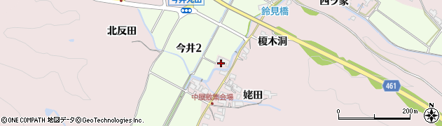 愛知県犬山市今井（仲田）周辺の地図