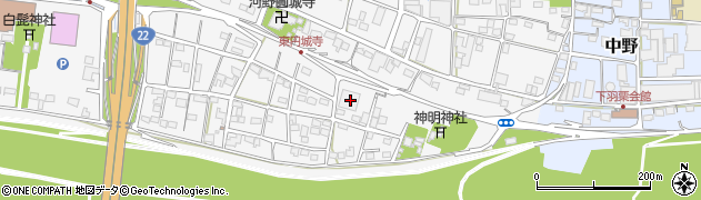 岐阜県羽島郡笠松町円城寺1616周辺の地図