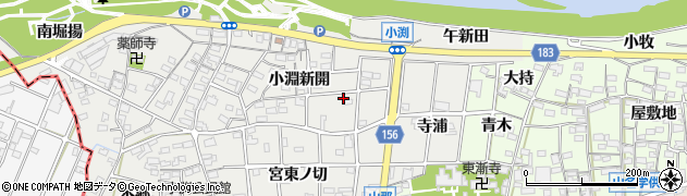 愛知県扶桑町（丹羽郡）小淵（神木）周辺の地図