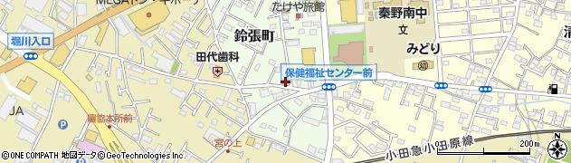 神奈川県秦野市鈴張町6-1周辺の地図
