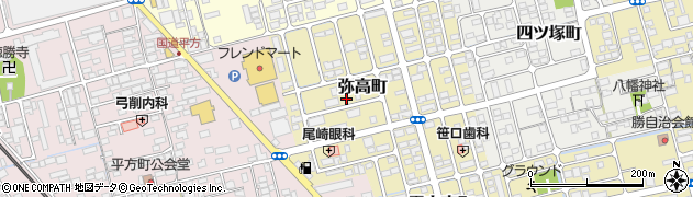 滋賀県長浜市弥高町周辺の地図