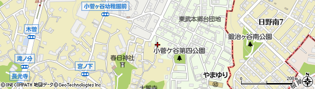 神奈川県横浜市栄区小菅ケ谷町周辺の地図