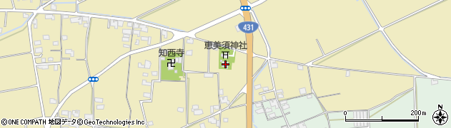 島根県出雲市大社町中荒木恵美須1350周辺の地図