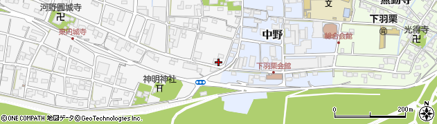 岐阜県羽島郡笠松町円城寺937-5周辺の地図