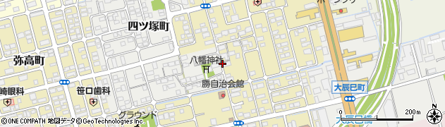 滋賀県長浜市勝町周辺の地図