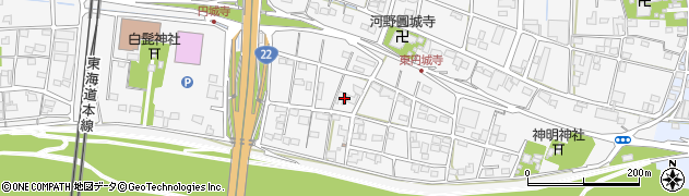 岐阜県羽島郡笠松町円城寺1536周辺の地図