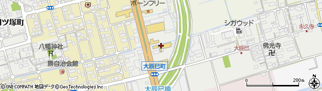 滋賀ダイハツ販売長浜店周辺の地図