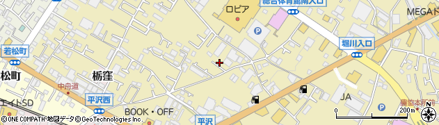 神奈川県秦野市平沢322周辺の地図