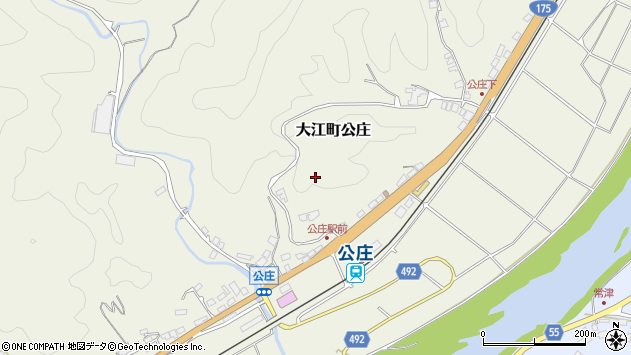 〒620-0312 京都府福知山市大江町公庄の地図