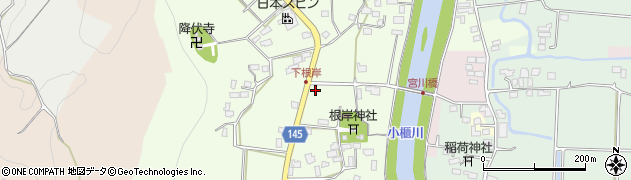 千葉県袖ケ浦市下根岸周辺の地図