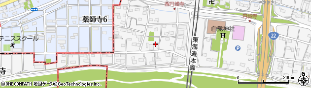 岐阜県羽島郡笠松町円城寺1347周辺の地図