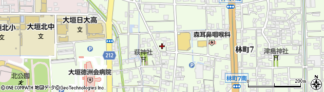 スパークル　バロー大垣店周辺の地図