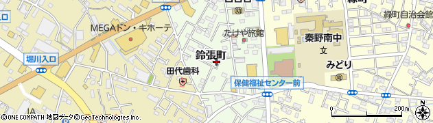神奈川県秦野市鈴張町6-46周辺の地図