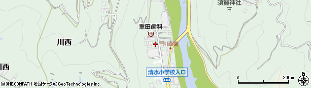 ＪＡかながわ西湘清水周辺の地図