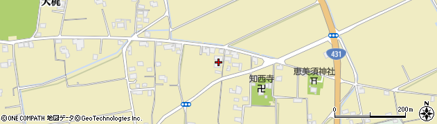 島根県出雲市大社町中荒木1213周辺の地図