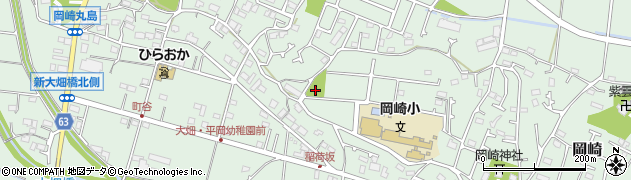 岡崎上ノ入公園周辺の地図