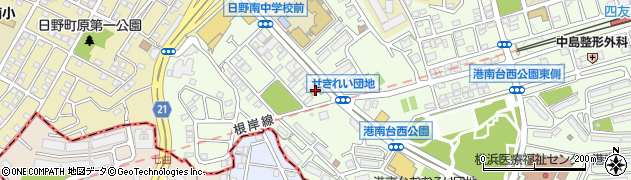 神奈川ダイハツ販売港南台店周辺の地図