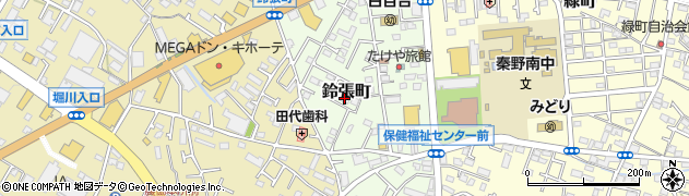 神奈川県秦野市鈴張町6-7周辺の地図