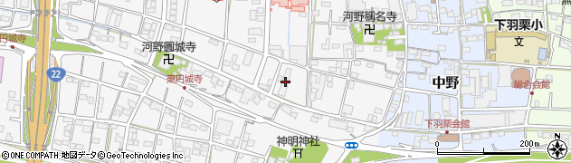 岐阜県羽島郡笠松町円城寺952周辺の地図
