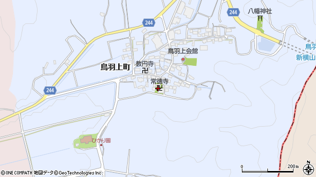 〒526-0822 滋賀県長浜市鳥羽上町の地図
