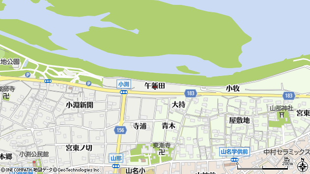 〒480-0106 愛知県丹羽郡扶桑町小淵の地図