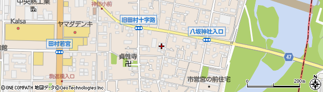 ダイソー平塚田村店周辺の地図