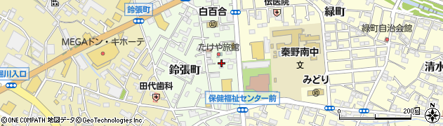神奈川県秦野市鈴張町2周辺の地図