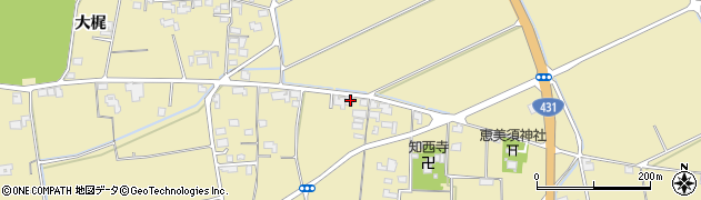 島根県出雲市大社町中荒木1211周辺の地図