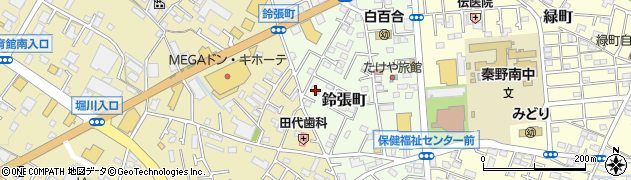 神奈川県秦野市鈴張町6-19周辺の地図