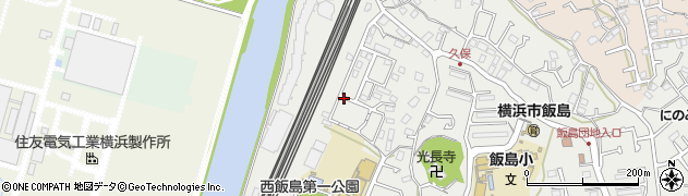 飯島町久保公園周辺の地図
