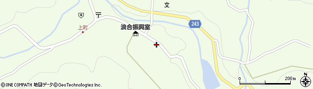 飯田警察署　阿智村浪合警察官駐在所周辺の地図