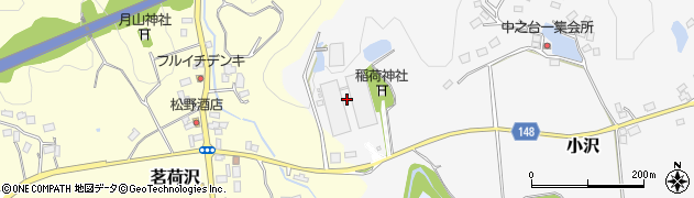 株式会社佐久間　長南工場周辺の地図