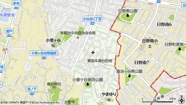 〒247-0003 神奈川県横浜市栄区鍛冶ケ谷町の地図