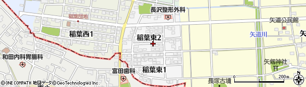 岐阜県大垣市稲葉東周辺の地図