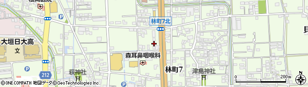 ドミノ・ピザ　大垣店周辺の地図