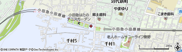 小田急はたのテニスガーデン周辺の地図