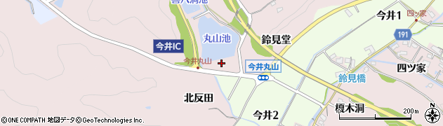 愛知県犬山市今井（丸山）周辺の地図