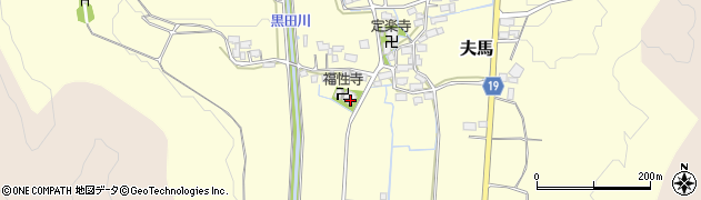 福性寺周辺の地図