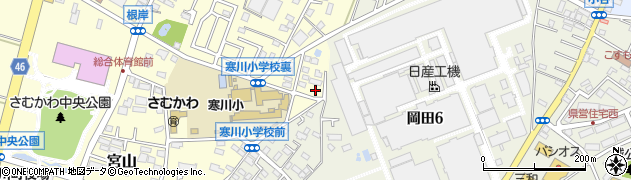 神奈川県高座郡寒川町宮山1046周辺の地図