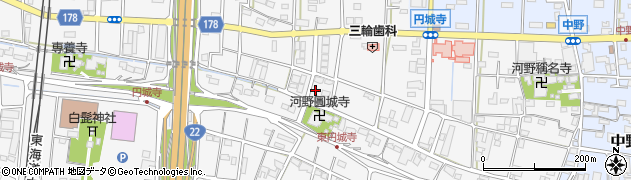 岐阜県羽島郡笠松町円城寺891周辺の地図