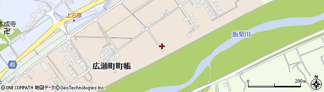島根県安来市広瀬町町帳周辺の地図