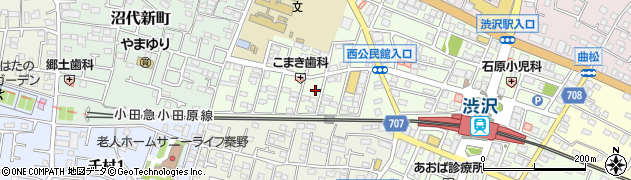 神奈川県秦野市柳町2丁目周辺の地図