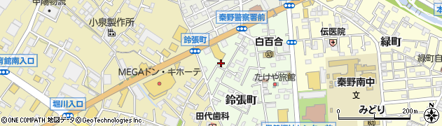 神奈川県秦野市鈴張町5周辺の地図