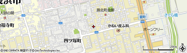 滋賀県長浜市勝町668周辺の地図
