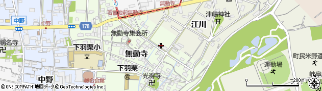 岐阜県羽島郡笠松町無動寺340周辺の地図