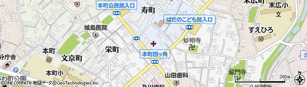 熊沢屋呉服店周辺の地図